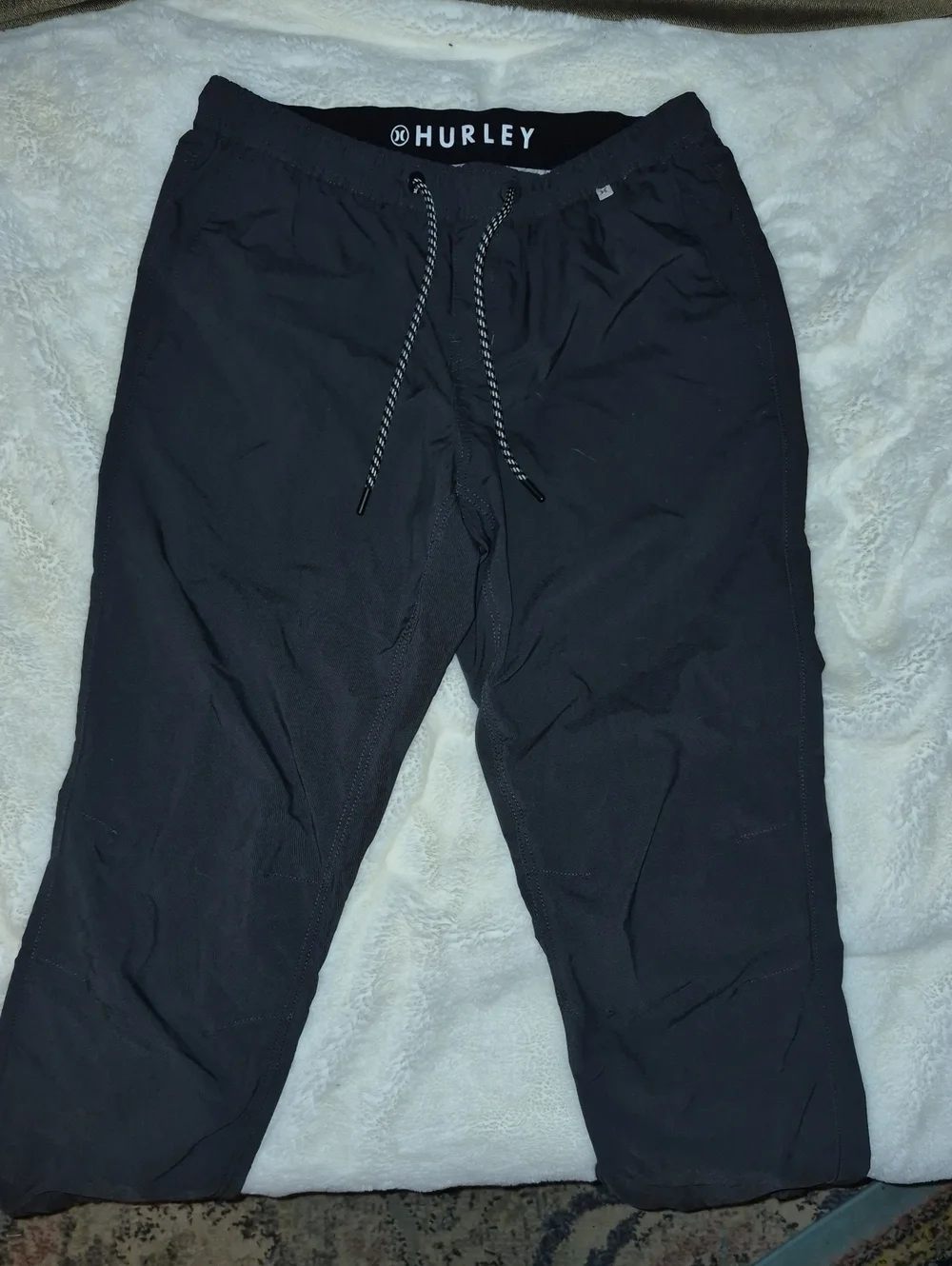 Hurley Men's Black Drawstring Joggers